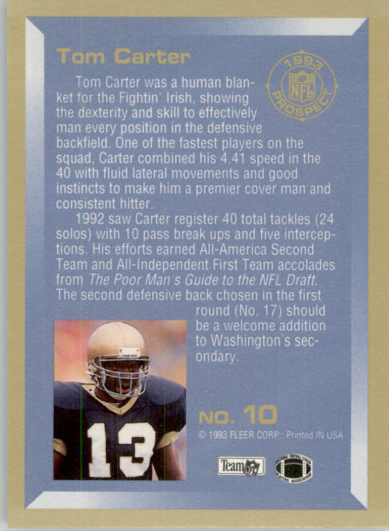 1993 Fleer Football "Insert" Cards - Picture 55 of 113