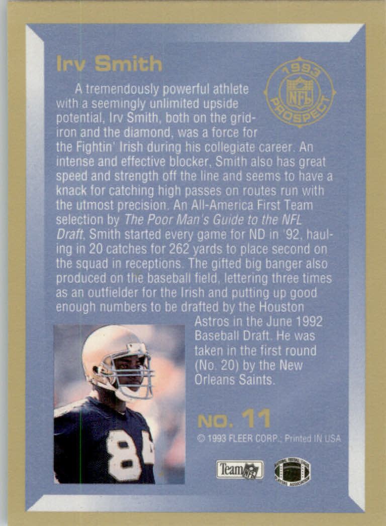 1993 Fleer Football "Insert" Cards - Picture 57 of 113