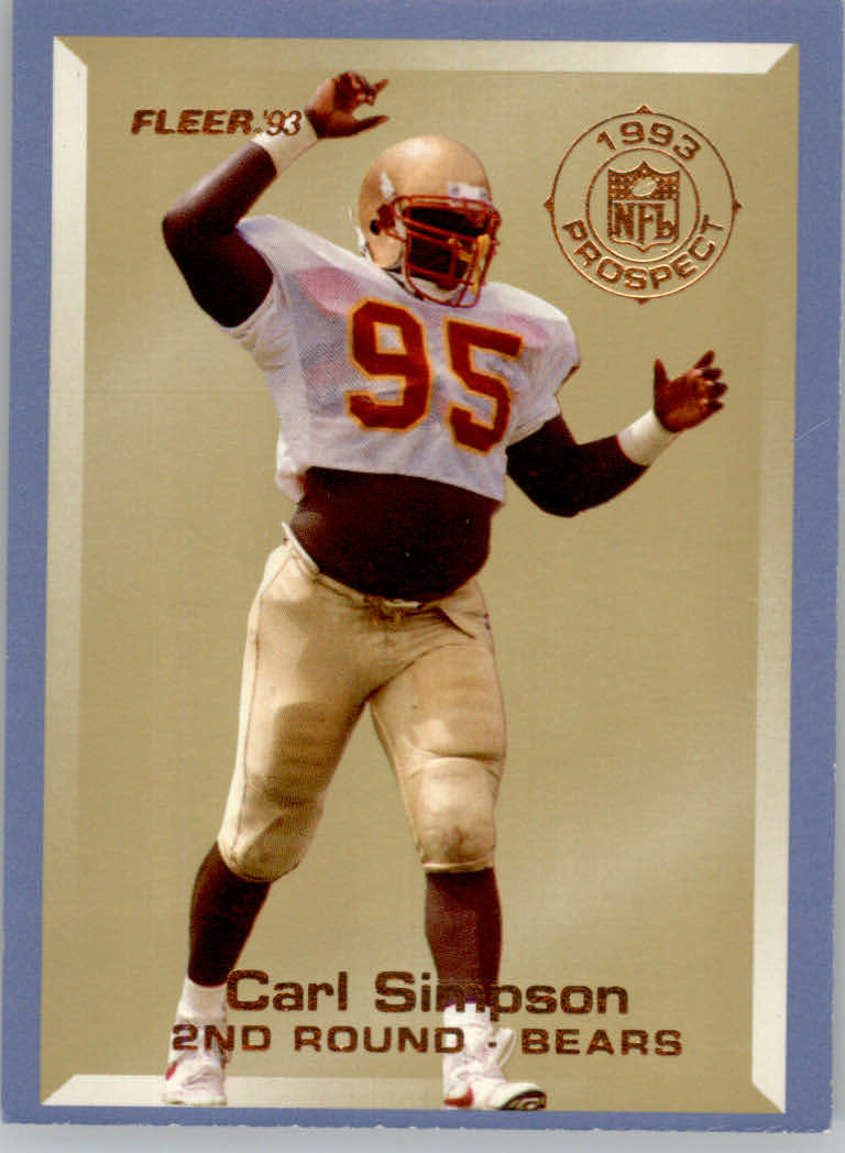 1993 Fleer Football "Insert" Cards - Picture 84 of 113