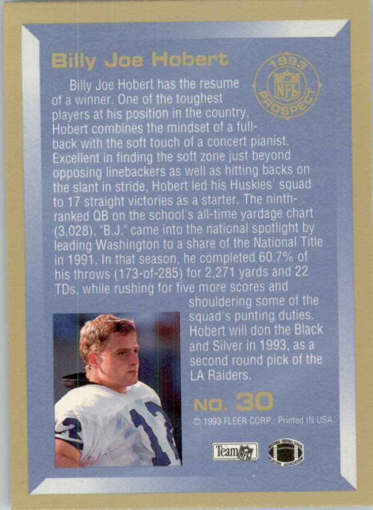 1993 Fleer Football "Insert" Cards - Picture 89 of 113