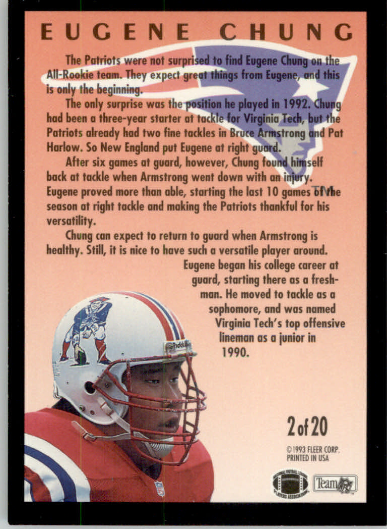 1993 Fleer Football "Insert" Cards - Picture 91 of 113