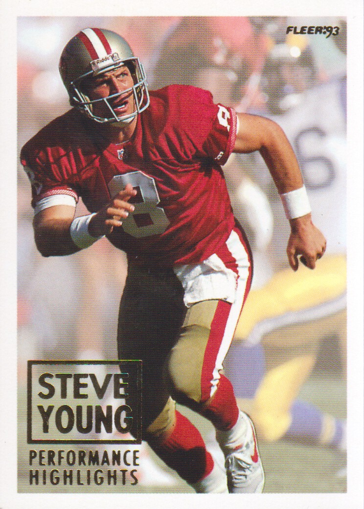 1993 Fleer Steve Young #9 Steve Young