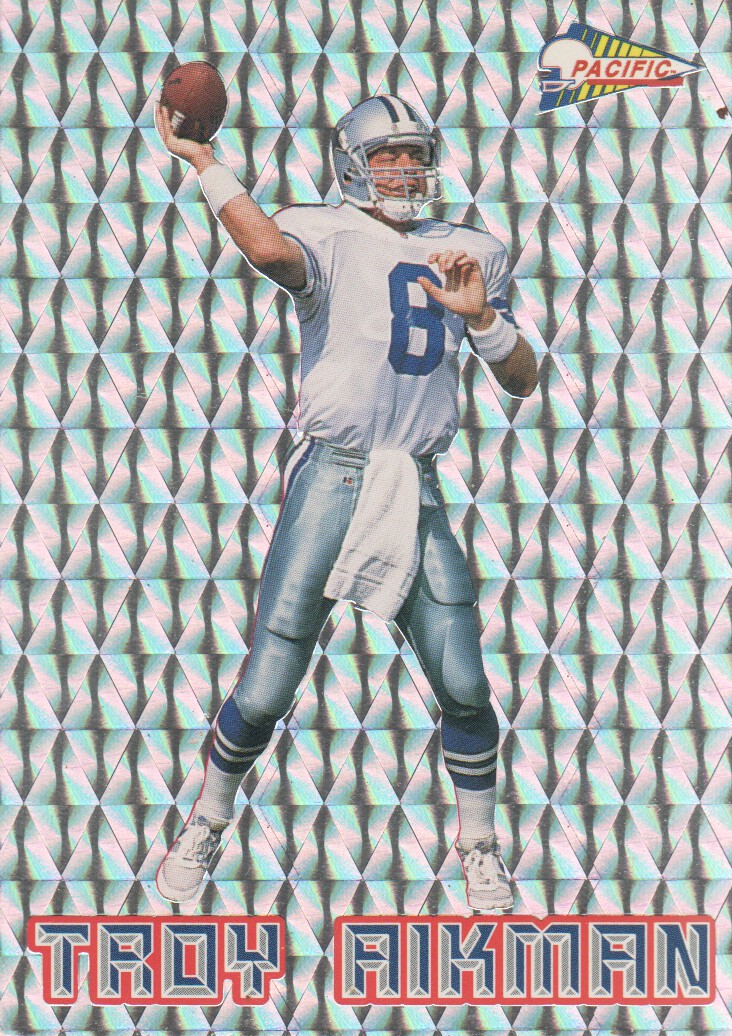 TROY AIKMAN 1993 BOWMAN GOLD FOIL DALLAS COWBOYS card number 1