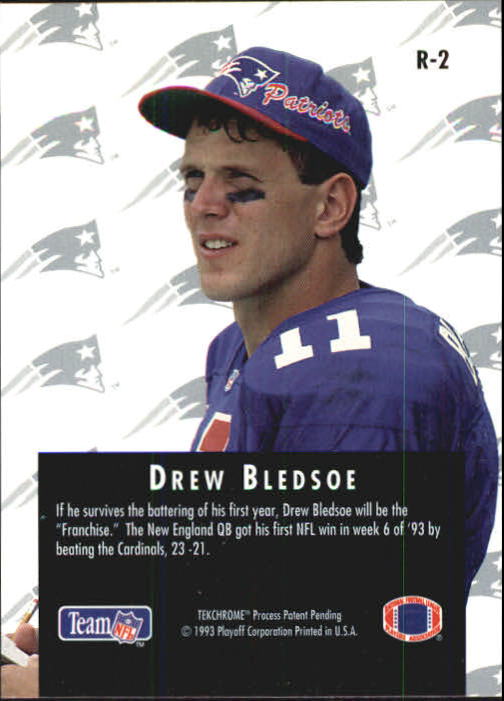 1993 Playoff Rookie Roundup Redemption #R2 Drew Bledsoe back image