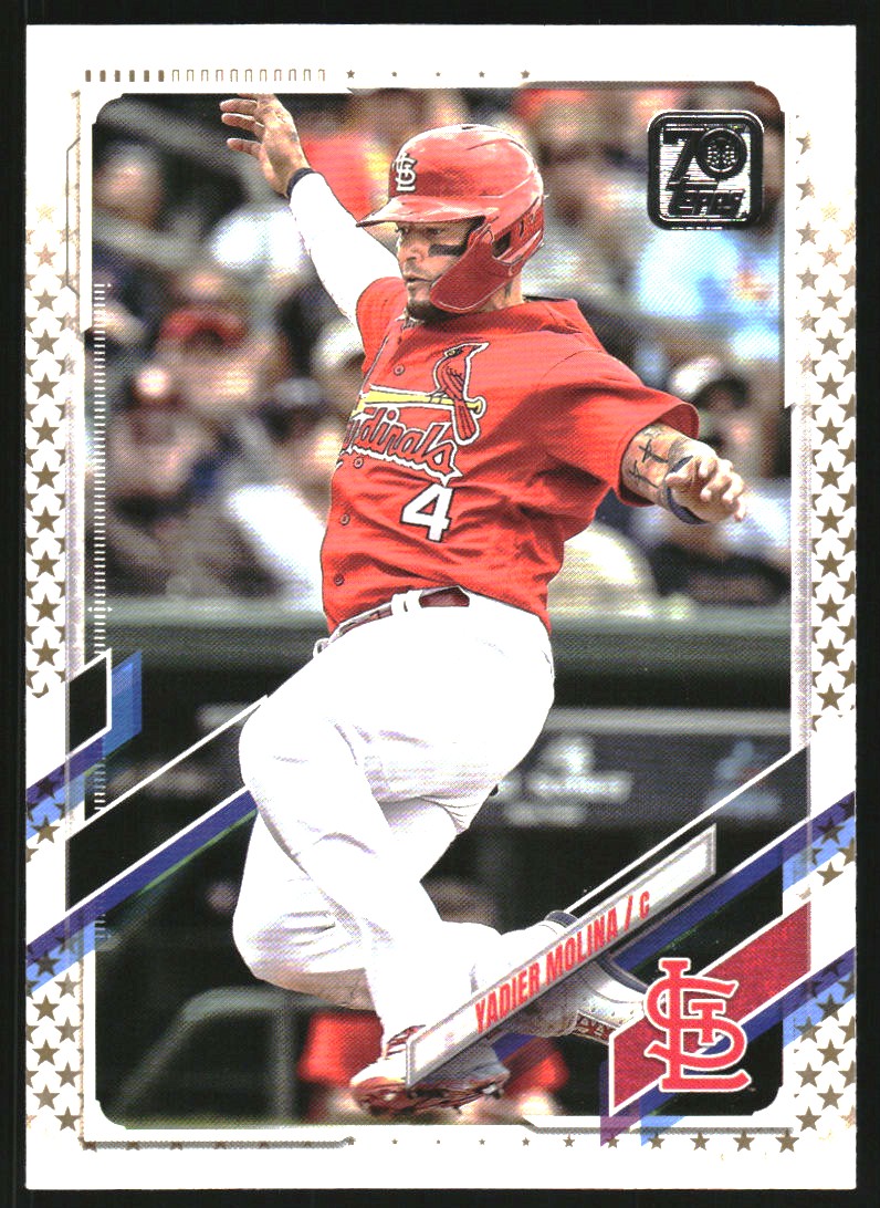 2021 Topps Factory Set Gold Stars #207 Yadier Molina