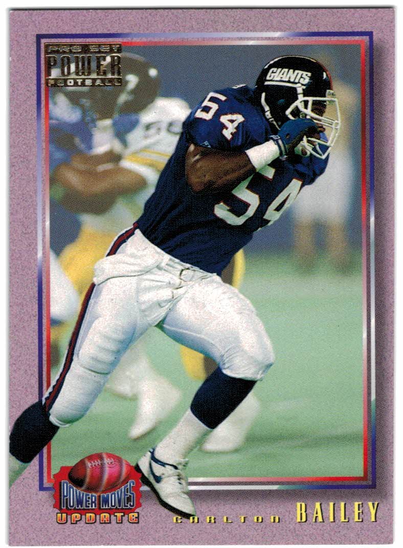 1993 Power Update Moves Gold #43 Carlton Bailey