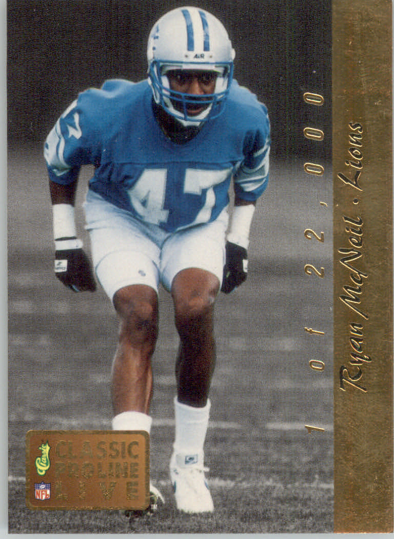 1993 Pro Line Live Football "Insert" Cards - Picture 18 of 39