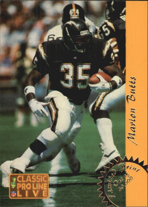 1993 Pro Line Live LPs #LP20 Marion Butts