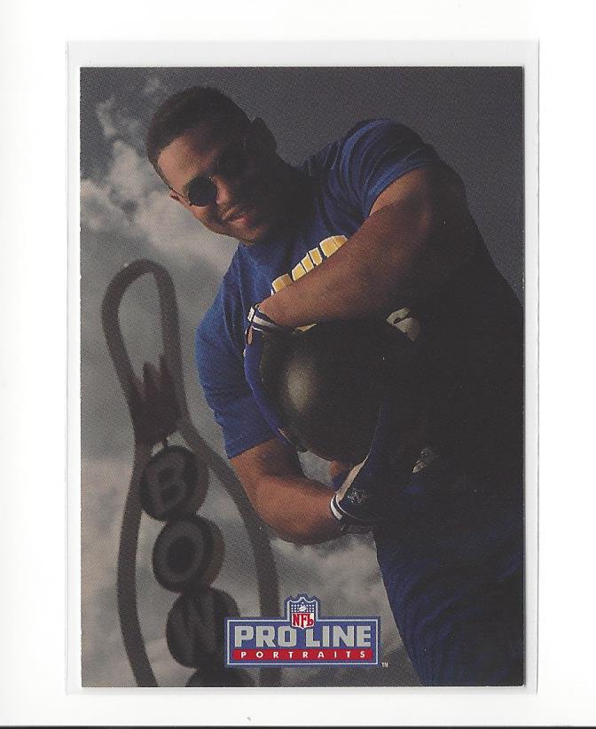 Patrick Bates Rookie 1993 Pro Line Portraits #471 Los Angeles Raiders