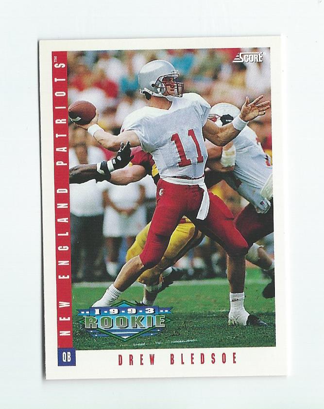 1993 Score #308 Drew Bledsoe RC