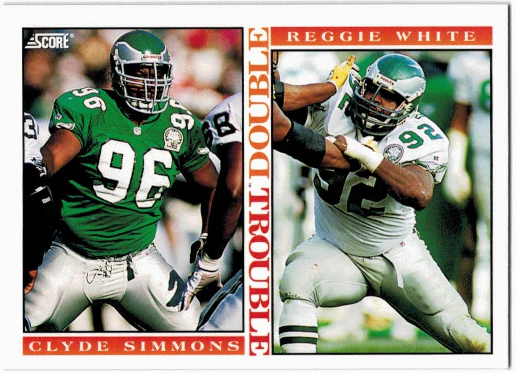 Clyde Simmons - Eagles #106 Score 1990 NFL Football Trading Card