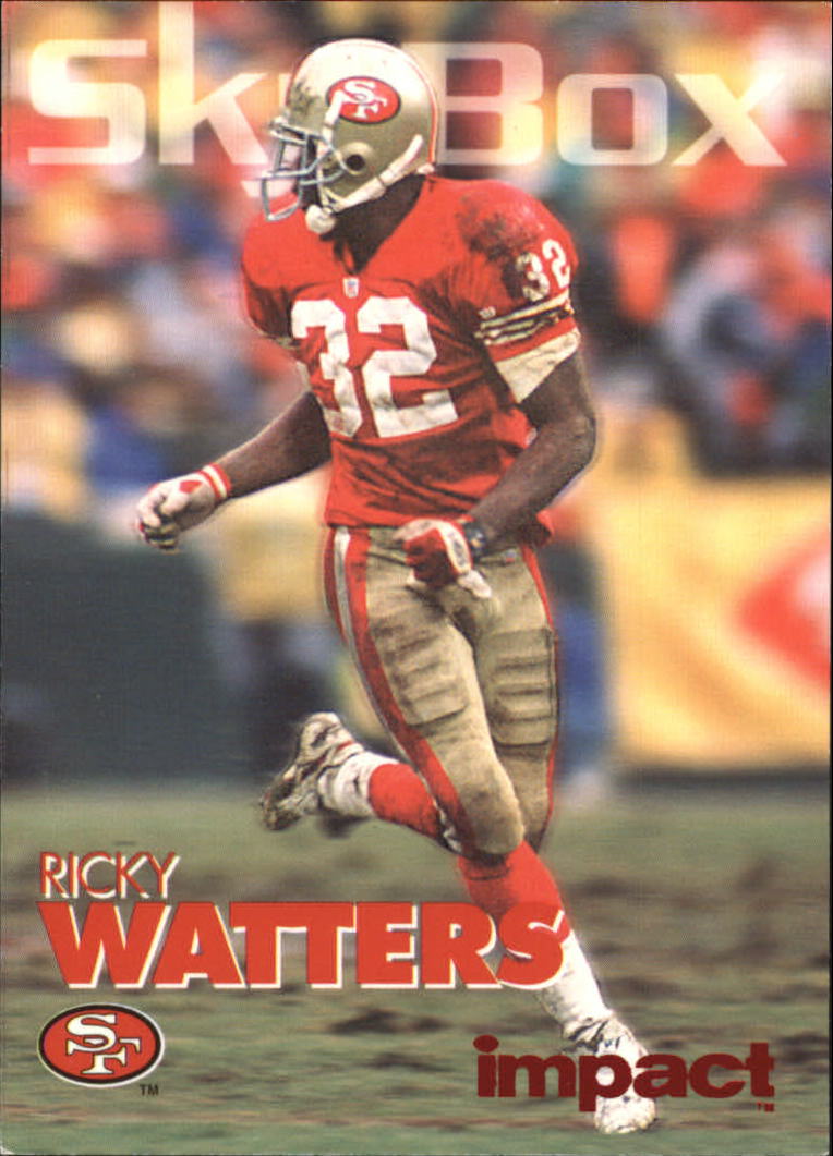 Ricky Watters Signed 2000 Impact Football Card Seattle Seahawks