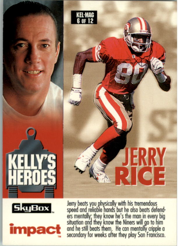 1993 SkyBox Impact Kelly/Magic #6 J.Rice/St.Sharpe