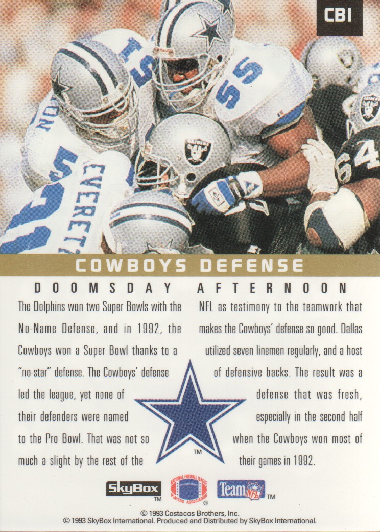 Rare Vintage 1982 Dallas Cowboys Doomsday Defense NFLPA 