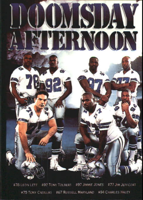 1993 SkyBox Premium Poster Cards #CB1 Dallas Cowboys Defense/Doomsday ...