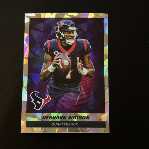 2020 SEASON HOUSTON TEXANS Deshaun Watson QB CAPTAIN 1⭐STAR Stick-on BLK  C-PATCH