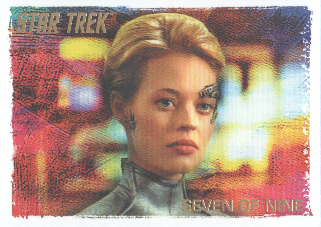 2021 Rittenhouse Women Of Star Trek Art And Images 29 Seven Of Nine Base Set Nm Mt 