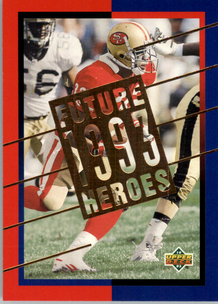 1993 Upper Deck Football "Future Heroes" Insert Cards - Picture 20 of 21