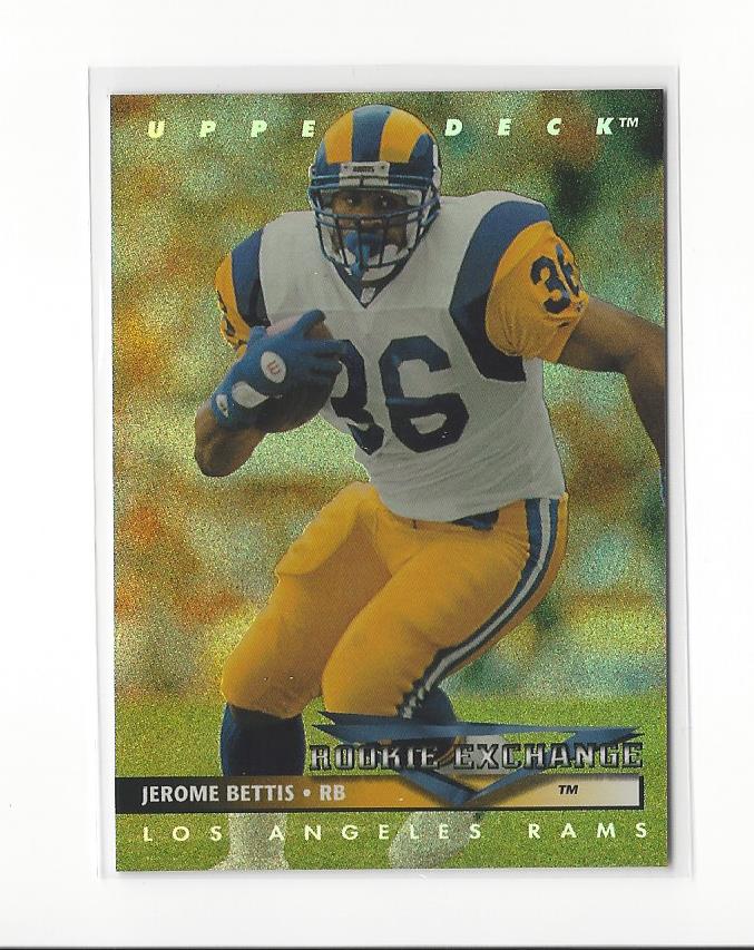 1993 Upper Deck Rookie Exchange #RE7 Jerome Bettis