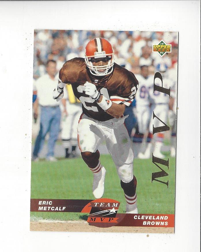 1993 Upper Deck Team MVPs #TM5 Eric Metcalf
