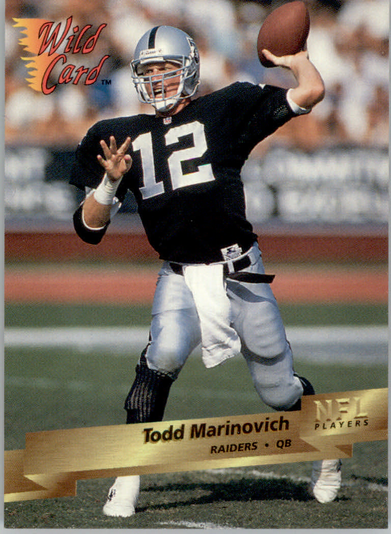 1993 Wild Card Football "Main Set" Base Cards - Picture 293 of 368