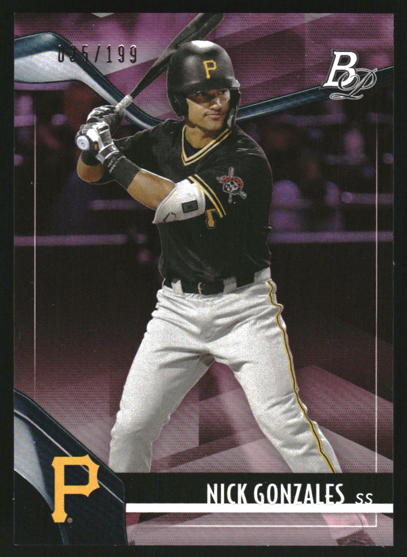 2021 Bowman Platinum Top Prospects Pink #TOP87 Nick Gonzales