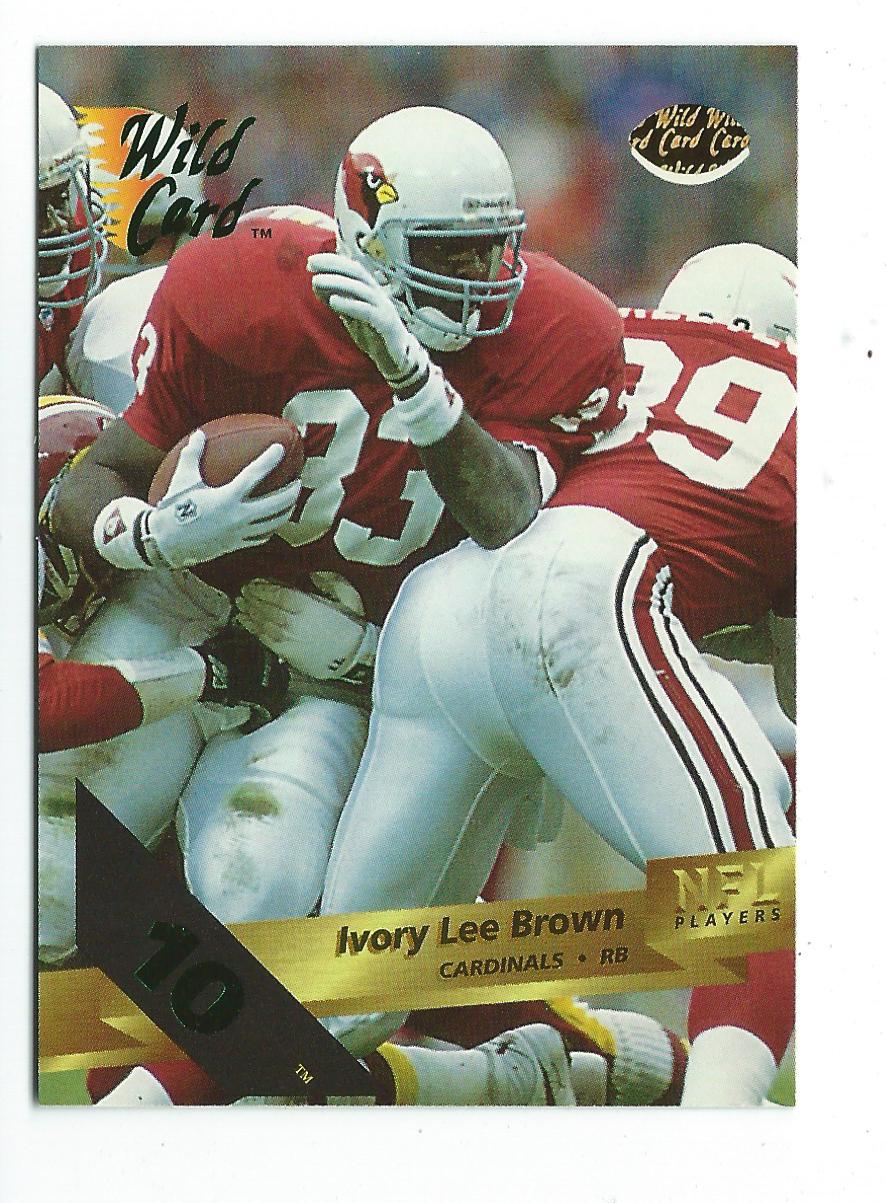 1993 Wild Card 10 Stripe #51 Ivory Lee Brown