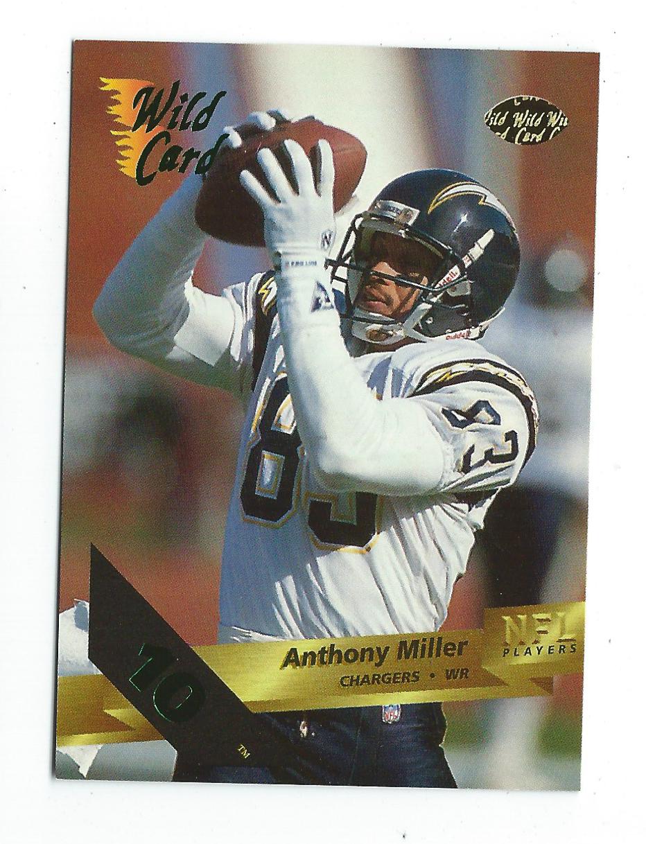 1993 Wild Card 10 Stripe #59 Anthony Miller