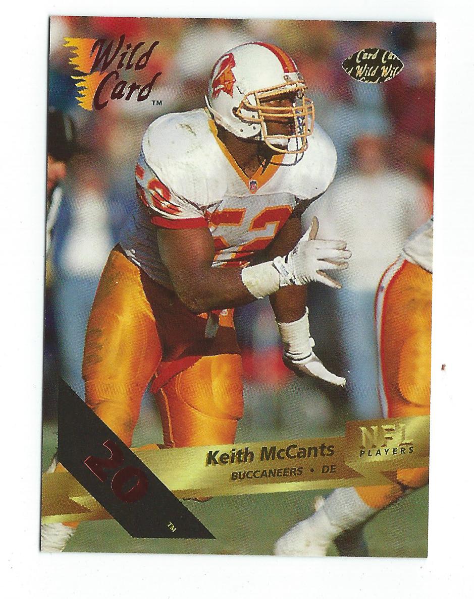 1993 Wild Card 20 Stripe #45 Keith McCants