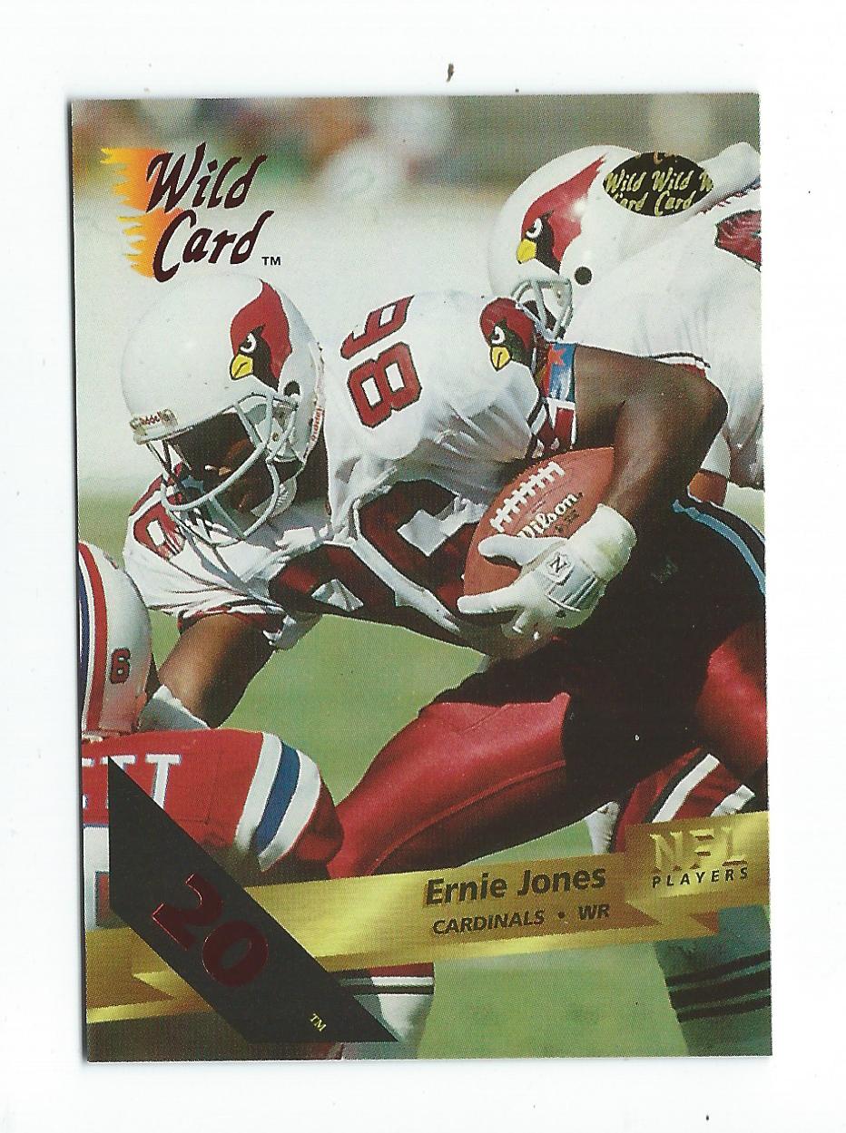1993 Wild Card 20 Stripe #52 Ernie Jones