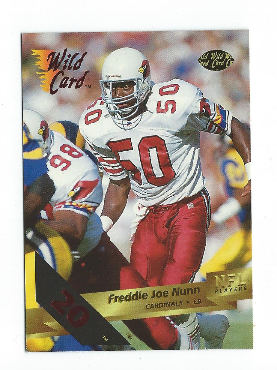1993 Wild Card 20 Stripe #53 Freddie Joe Nunn