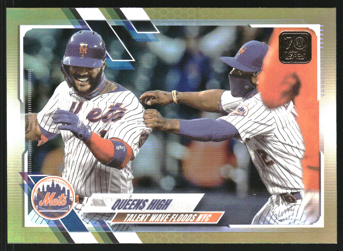 2021 Topps Update Gold Foil #US39 Francisco Lindor/Jonathan Villar