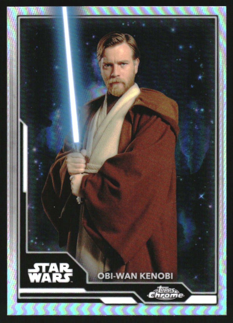 2021 Topps Chrome Star Wars Legacy Wielders of the Lightsaber #WL15 Obi ...