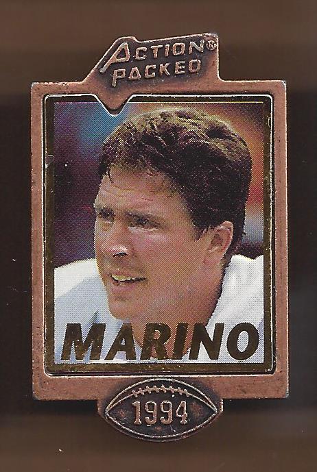 1994 Action Packed Badge of Honor Pins #15 Dan Marino