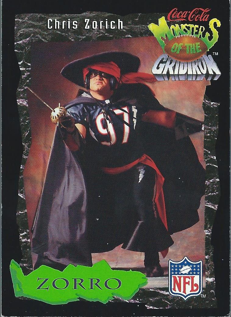 1994 Coke Monsters of the Gridiron #5 Chris Zorich - NM-MT