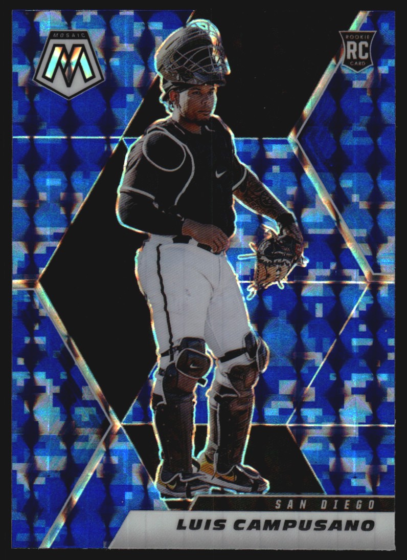 2021 Panini Mosaic Mosaic Blue Camo #248 Luis Campusano