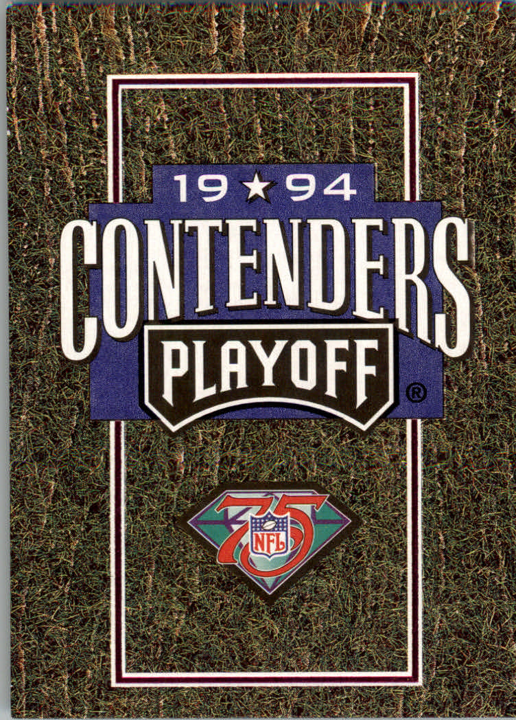 1994 Playoff Contenders Promos #7 Title Card