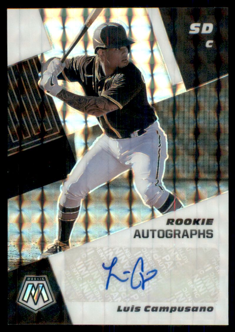 2021 Panini Mosaic Rookie Autographs Mosaic #48 Luis Campusano