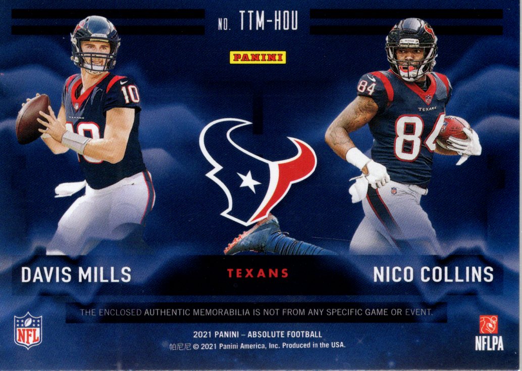 2021 Absolute Football Card Pick (Inserts)