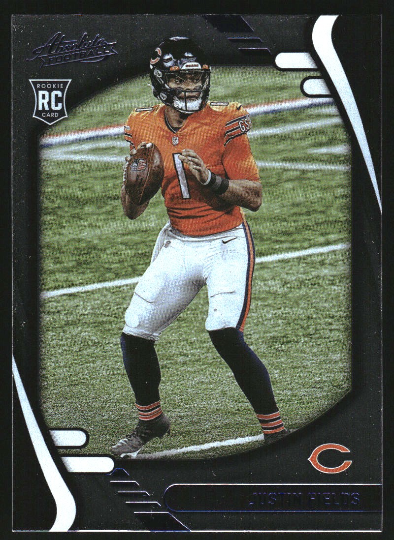 Justin Fields Chicago Bears Rookie Bronze Coin Photo Mint