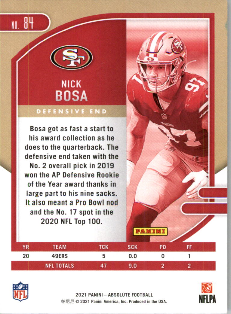 2021 Absolute Football Card Pick (Inserts)