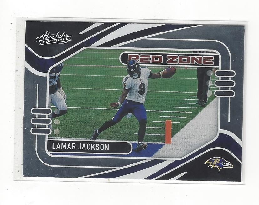 2021 Absolute Red Zone #20 Lamar Jackson
