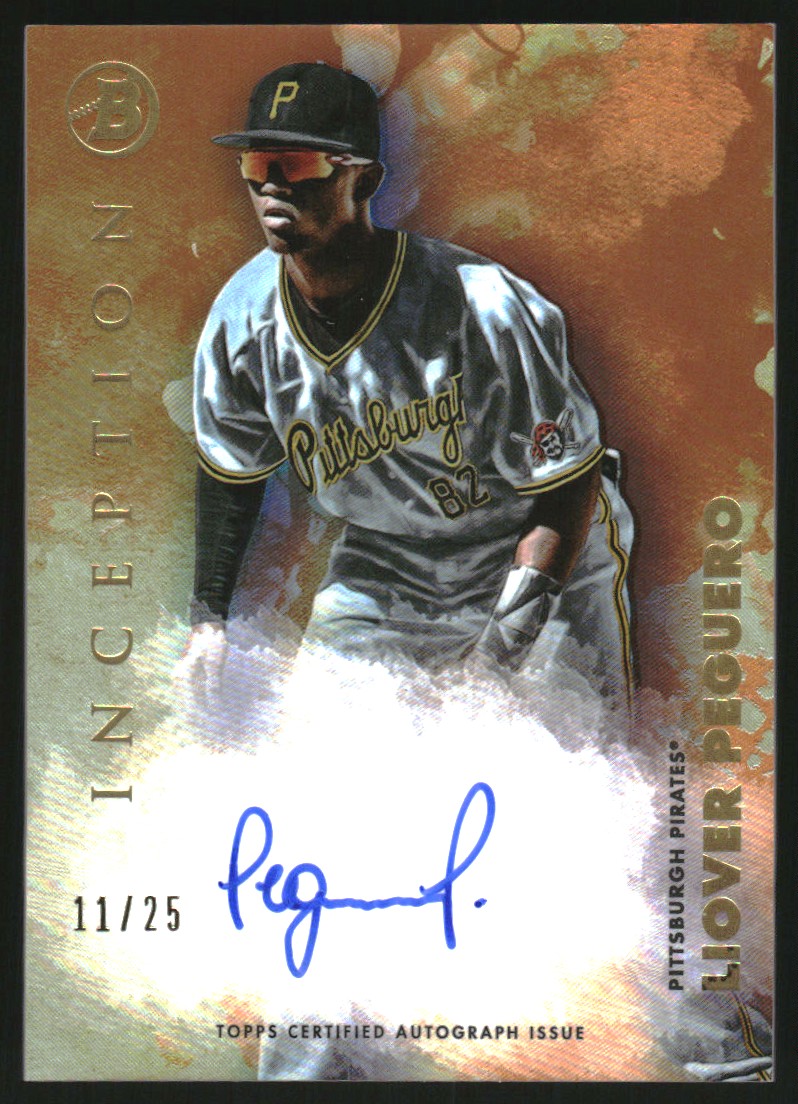 2021 Bowman Inception Autographs Orange #PALP Liover Peguero