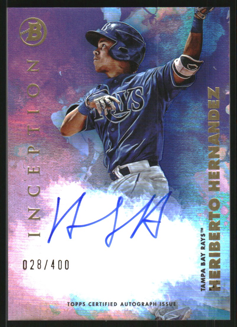 2021 Bowman Inception Autographs #PAHH Heriberto Hernandez/400