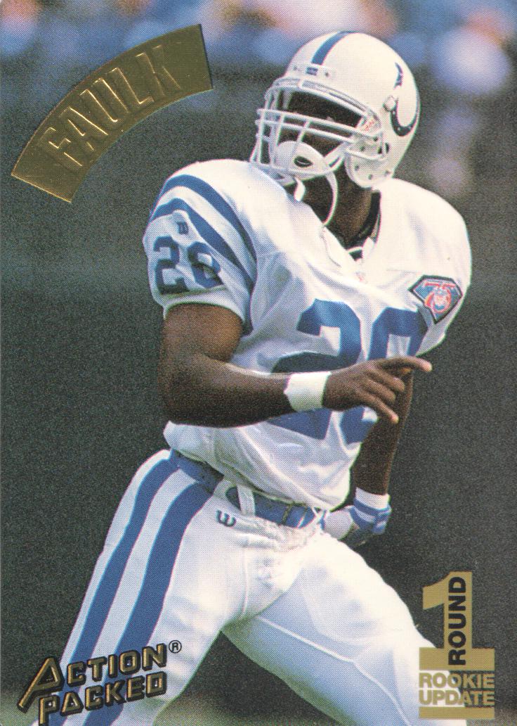 1994 Action Packed #122 Marshall Faulk RC