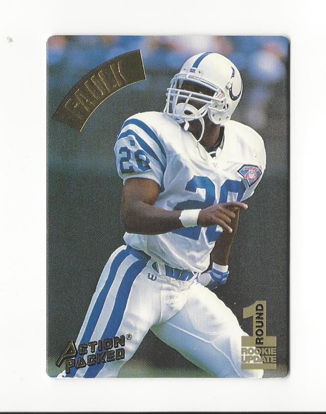 1994 Action Packed #122 Marshall Faulk RC