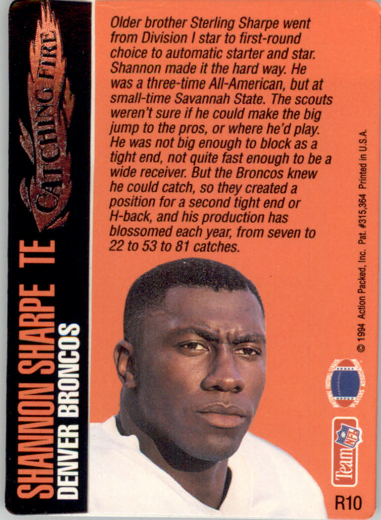 1994 Action Packed Football "Insert and Prototype" Cards - Picture 19 of 156