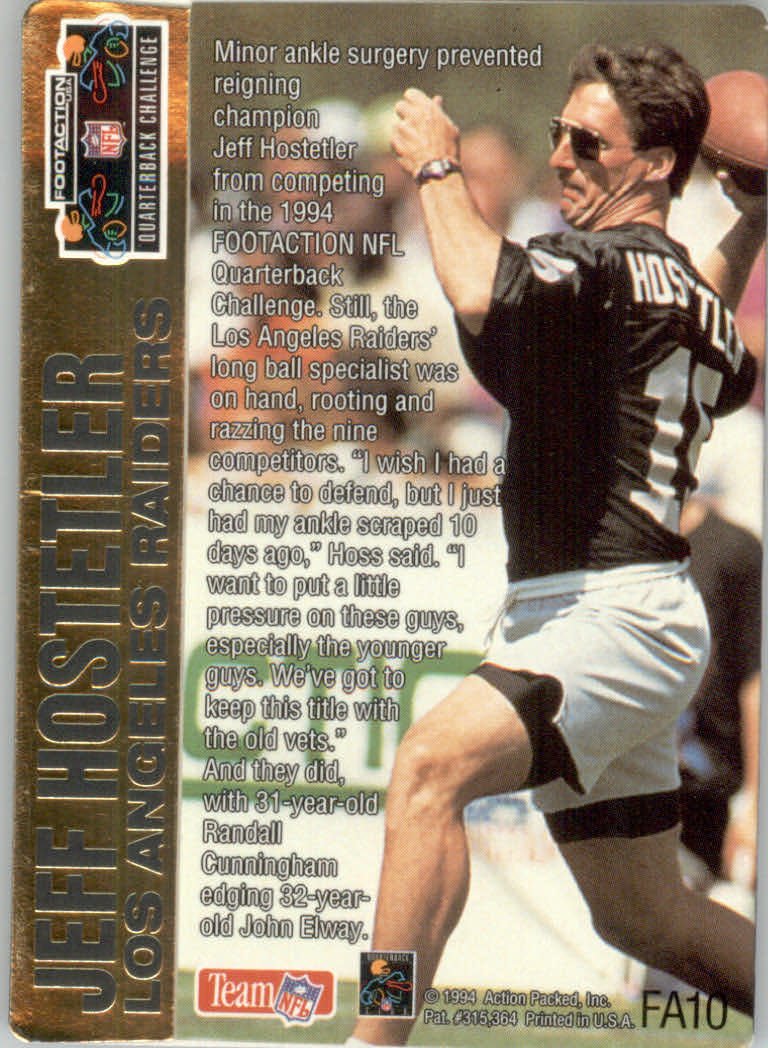 1994 Action Packed Football "Insert and Prototype" Cards - Picture 106 of 156