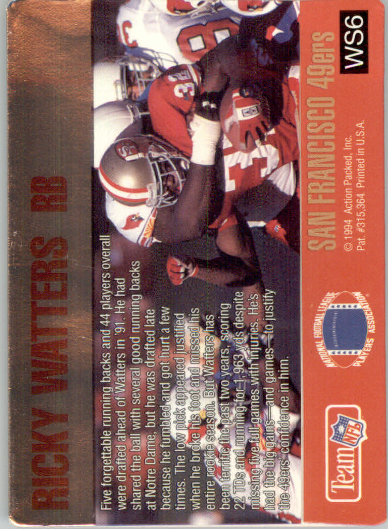 1994 Action Packed Football "Insert and Prototype" Cards - Picture 146 of 156