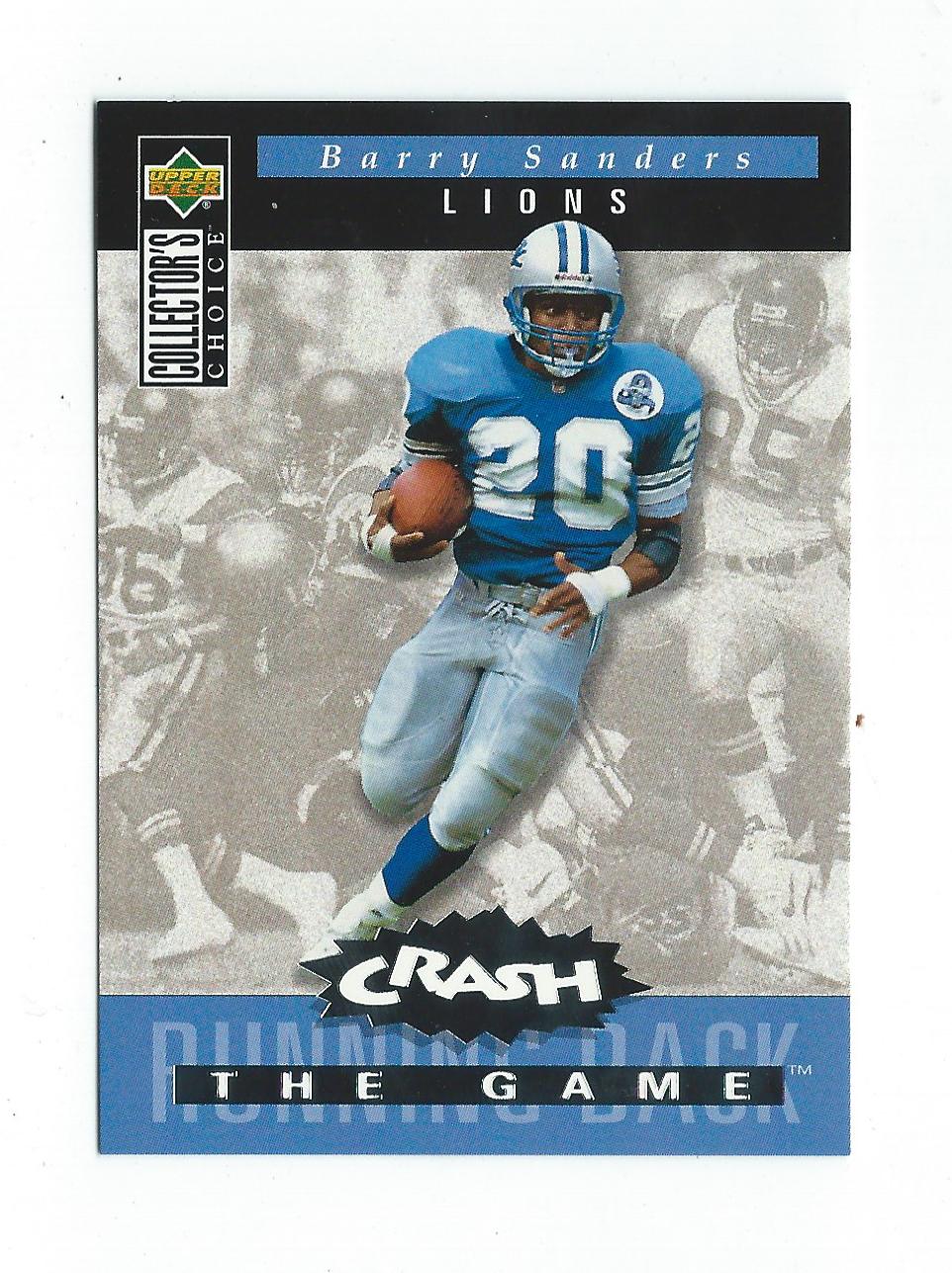 1994 Collector's Choice Crash the Game Silver Redemption #C16 Barry Sanders